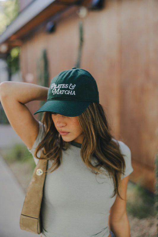 Pilates & Matcha Baseball Cap